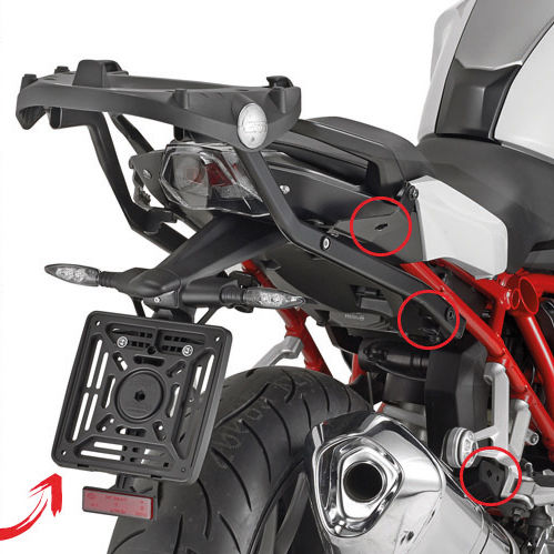 Givi Πλαϊνές Βάσεις για BMW R 1200