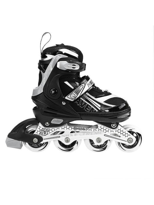 Nils NA1123 Inline Αυξομειούμενα Rollers Μαύρα Ενηλίκων