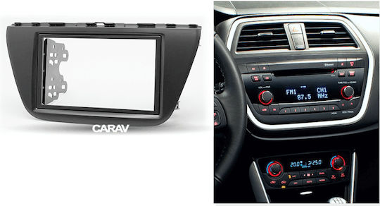 DIN Fascia Panels 2 Din for Suzuki SX4 S-Cross 2013-2020 for Suzuki SX4 S-Cross 2013-2020