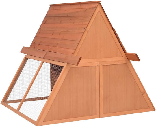 vidaXL 171458 Wooden Cage for Rabbits 152x127x109.5cm
