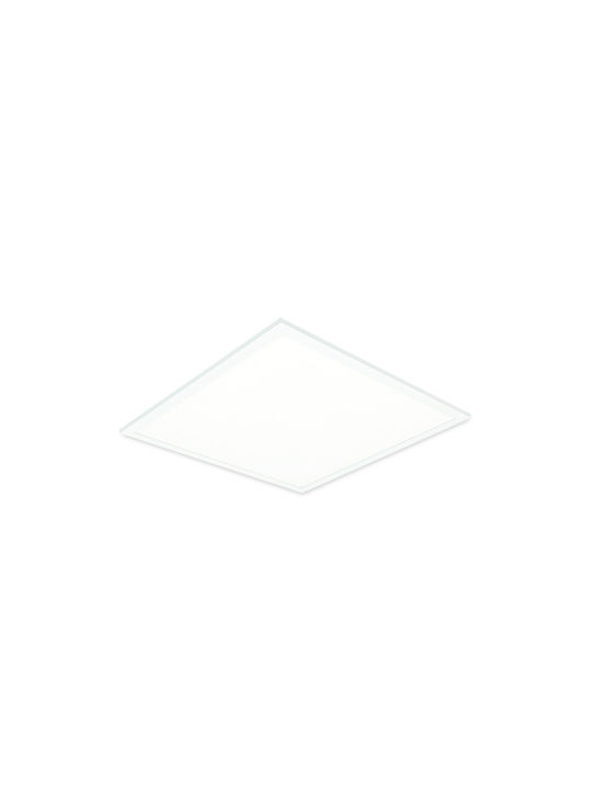 123led Panou LED Pătrat Încastrat 40W cu Lumină Alb Cald 3000K 59.5x59.5cm