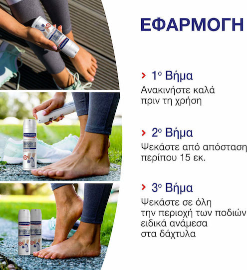 Hansaplast Foot Expert Silver Active Deodorant 48h in Spray 150ml