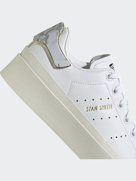 Stan Smith Bonega Flatforms Sneakers Cloud White / Gold Metallic