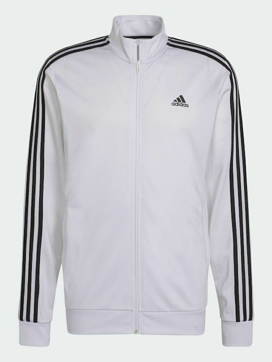 Essentials Warm-up 3-Stripes Herren-Trainingsjacke Weiß