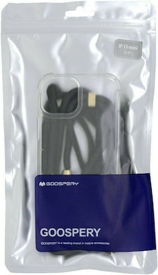 Mercury Strap Silicone Back Cover with Strap Transparent (iPhone 13 mini)