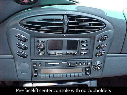 Πρόσοψη 2 Din για Porsche 911 Coupe / Boxster για Porsche 911 1997 2004