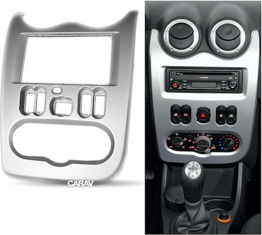 DIN Fascia Panels 2 Din Dacia Duster 2010 - 2017 for Dacia Duster 2010 2017