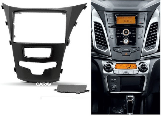 DIN Fascia Panels 2 Din SsangYong Korando 2014-2019 for SsangYong Korando 2014-2019
