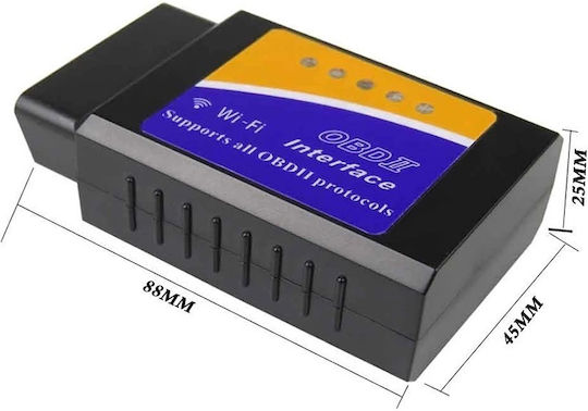 Διαγνωστικό Βλαβών Αυτοκινήτου OBD2 με WiFi