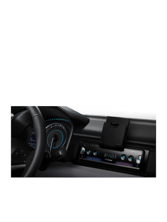 Pioneer Ηχοσύστημα Αυτοκινήτου 1DIN (Bluetooth/USB) με Αποσπώμενη Πρόσοψη