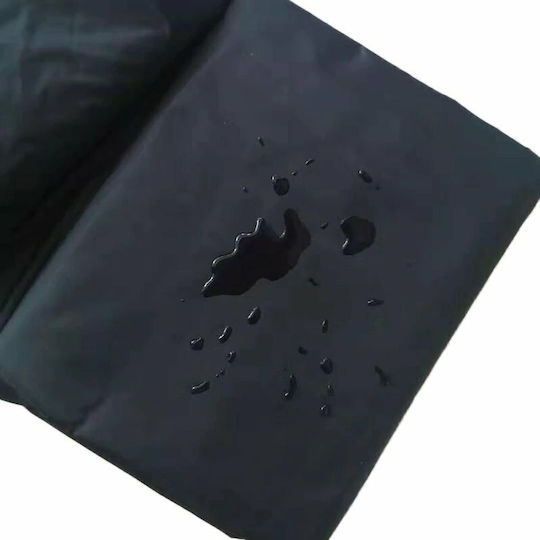 Hurtel Grill Cover Black from Oxford with UV Protection 170cmx61cmx117cmcm