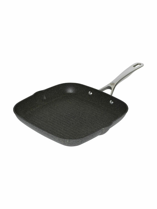 Ballarini Salina Granitium Grill made of Aluminum with Stone Coating 28cm