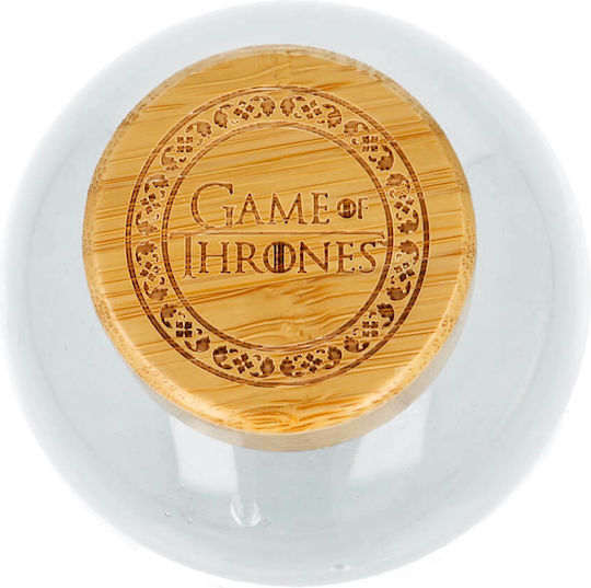 Stor Game Thrones Μπουκάλι Νερού Γυάλινο με Βιδωτό Καπάκι Διάφανο 620ml