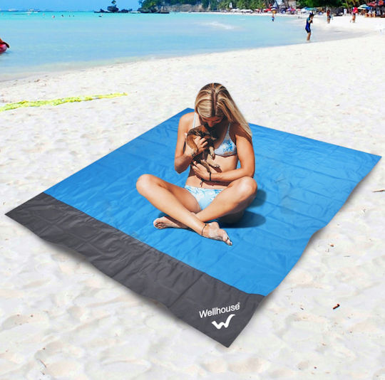 Waterproof Picnic Blanket 210x200cm in Light Blue Colour