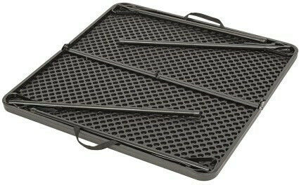Outwell Palmerston Table Steel for Camping Foldable in Case 86x86x71cm Gray
