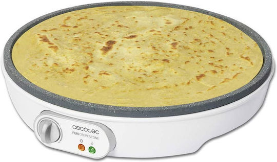 Cecotec Fun Crepestone Κρεπιέρα 30.5cm Λευκή 1000W