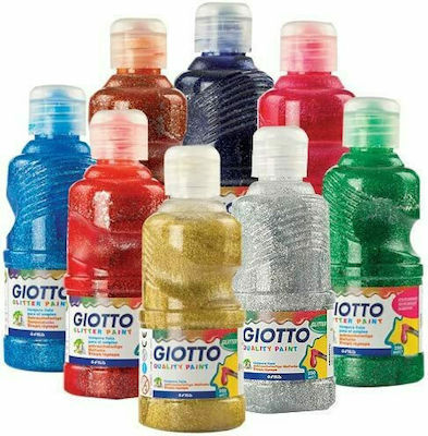 Giotto Extra Quality Tempera de Pictură Magenta Sclipici în Sticlă 250ml 1buc 053120300