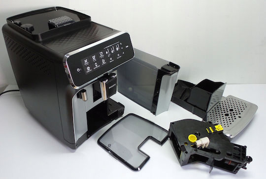 Philips Серия 3200 Автоматична Еспресо Кафемашина 1500W Налягане 15bar за Капучино с Мелачка Черна EP3246/70