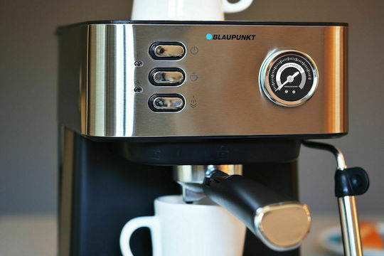 Blaupunkt CMP312 Μηχανή Espresso 850W Πίεσης 15bar Ασημί