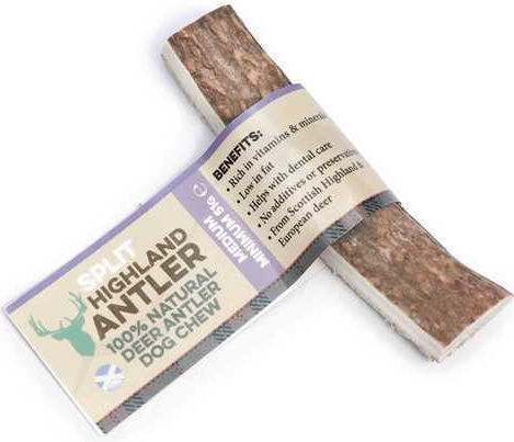 Antler Split Horn Hund Mittelgroße Rassen aus Hirsche 80gr 036124