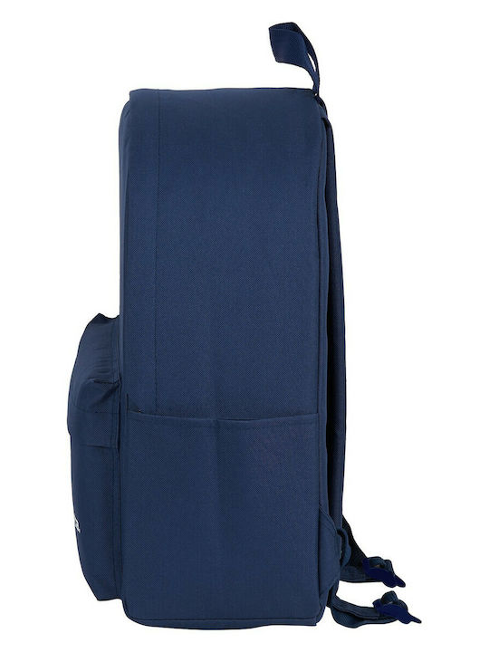 Safta Σακίδιο για Laptop Schulranzen Rucksack Junior High-High School in Blau Farbe 16Es