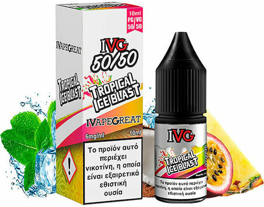 IVG Lichid de Reumplere Gata Tropical Ice Blast IVG cu Aromă de Fructat 6mg 10ml
