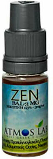 Atmoslab Έτοιμο Υγρό Αναπλήρωσης Zen Balanced με Καπνική Γεύση 0mg 10ml