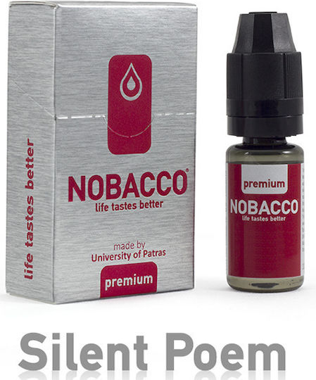 Nobacco Готова Течност за Пълнене Silent Poem Black Line с Тютюнен Вкус 12мг 10мл