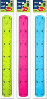 +Efo Ruler Plastic 30cm