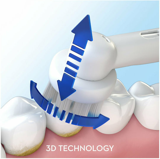 Oral-B Clean & Protect 3 Електрическа Четка за Зъби с Таймер Бял