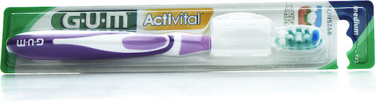 GUM Activital 583 Οδοντόβουρτσα Compact Medium (Τυχαία Επιλογή)
