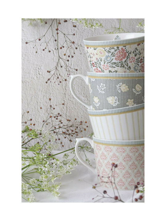 Laura Ashley Tea Collectables Becher aus Porzellan Beige 300ml
