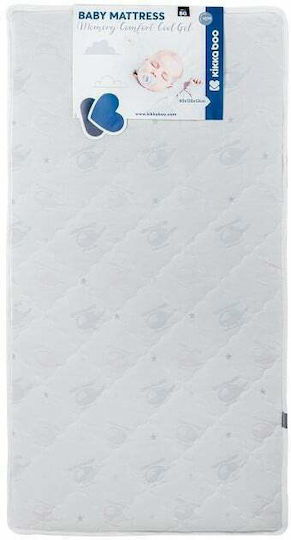 Kikka Boo Στρώμα Κούνιας Memory Comfort Cool Gel Helicopters με Memory Foam 60cmx120cmx12cm
