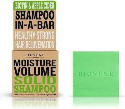 Biovene Biotin & Apple Cider Solid Shampoos Volume for All Hair Types 40gr