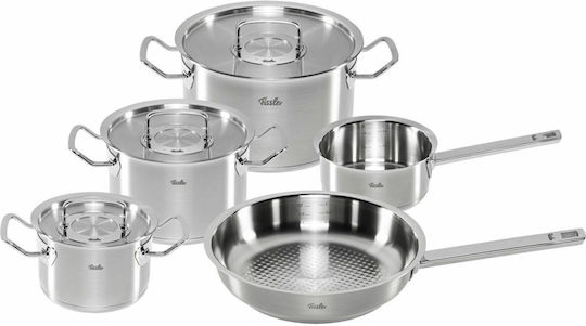 Fissler Original-Profi Σετ Μαγειρικά Σκεύη από Ανοξείδωτο Ατσάλι Ασημί 8τμχ