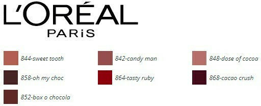 L'Oreal Paris Les Chocolates Ultra Matte Long Lasting Liquid Lipstick Matte 852 Box of Chocolates 7.6ml