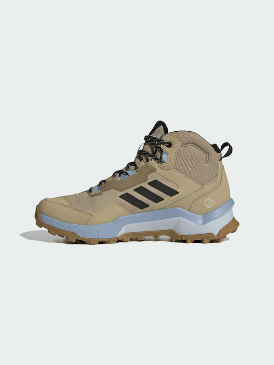 adidas Terrex AX4 Gtx Women's Hiking Waterproof Boots with Gore-Tex Membrane Beige Tone Core Black Ambient Sky