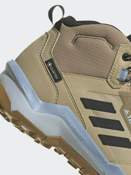 adidas Terrex AX4 Gtx Women's Hiking Waterproof Boots with Gore-Tex Membrane Beige Tone Core Black Ambient Sky