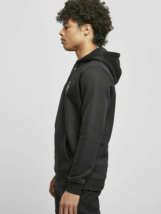 Easy Sign MT1486 Sweatshirt with Hood Black Velvet-Black Metal