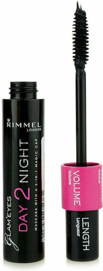 Rimmel Day 2 Night Mascara pentru Volum 001 Negru 9.5ml