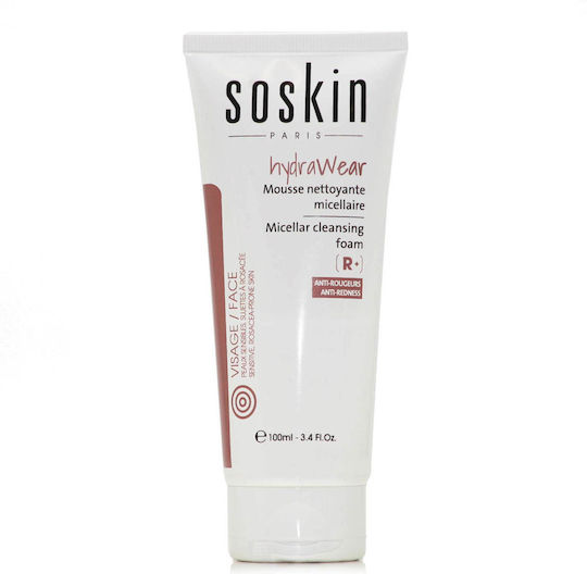 Soskin Hydrawear Micellar Foam Cleansing Face for Acne-Prone Skin 100ml