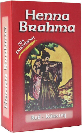 Henna Brahma Powder Προσωρινή Βαφή Μαλλιών Χωρίς Αμμωνία Κόκκινη 80gr