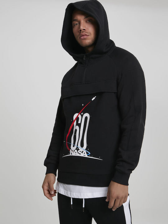 NASA 60's Sweatshirt mit Kapuze Schwarz