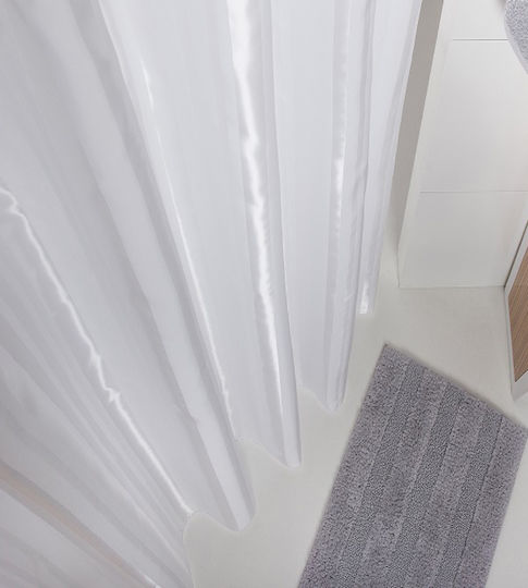 Sorema Listado Shower Curtain 180x200cm White