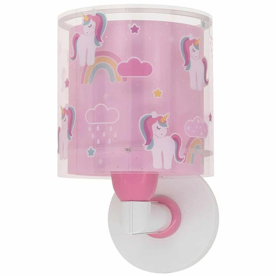 Ango Plastic Kids Wall Light Unicorns