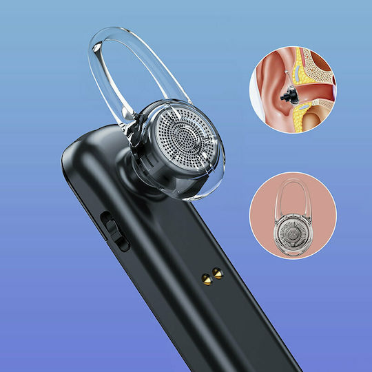 Joyroom JR-B01S Earbud Bluetooth Handsfree Cască cu Carcasă de Încărcare Negru