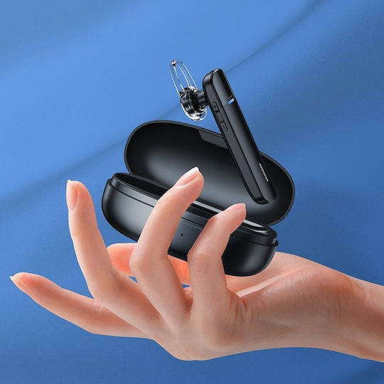 Joyroom JR-B01S Earbud Bluetooth Handsfree Cască cu Carcasă de Încărcare Negru