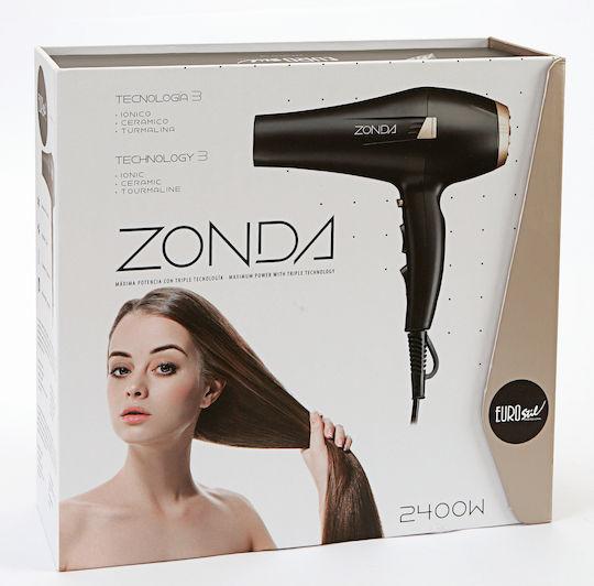 Eurostil Zonda Ionic Professional Hair Dryer 2300W Gold 05166