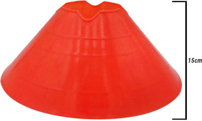 Liga Sport Cut Cone Con de Antrenament Tăiați 15cm în Culoarea Roșu OECCP2940
