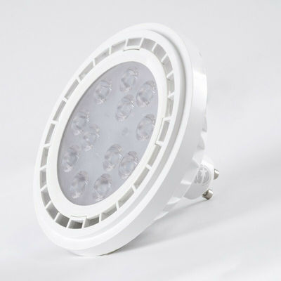 GloboStar Λάμπα LED για Ντουί GU10 και Σχήμα AR111 Θερμό Λευκό 1320lm Dimmable